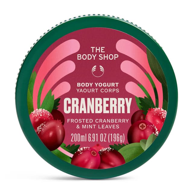 Frosted Cranberry & Mint Leaves Body Yogurt