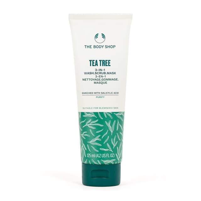 Tea Tree 3-in-1 Wash, Scrub & Mask