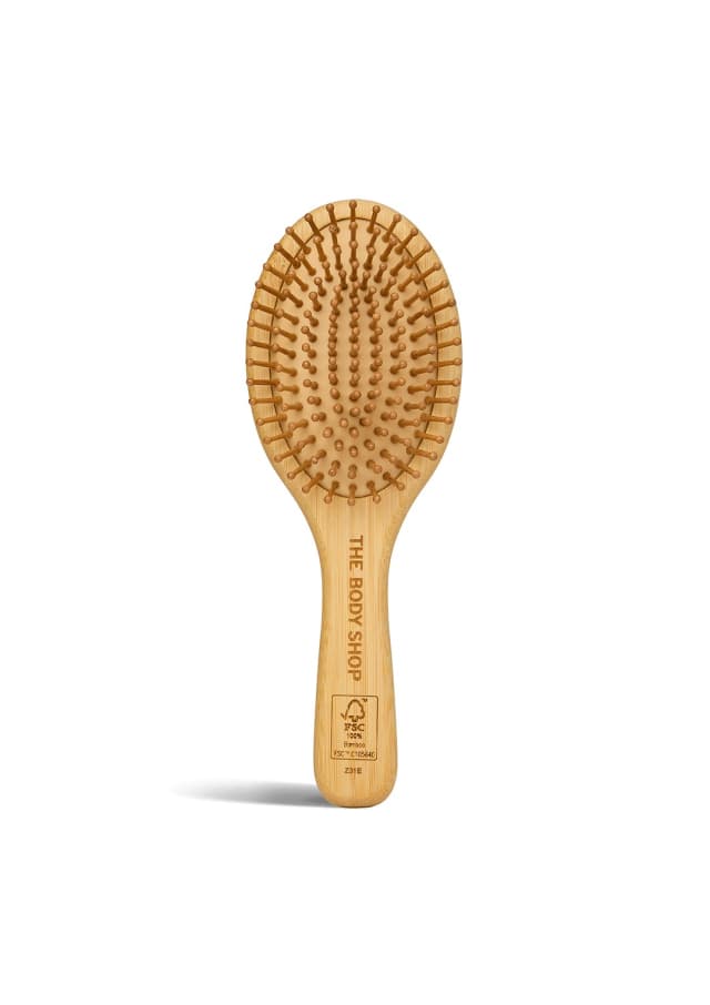 Oval Bamboo Pin Hairbrush