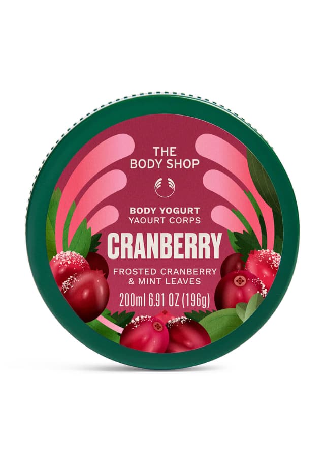 Frosted Cranberry & Mint Leaves Body Yogurt