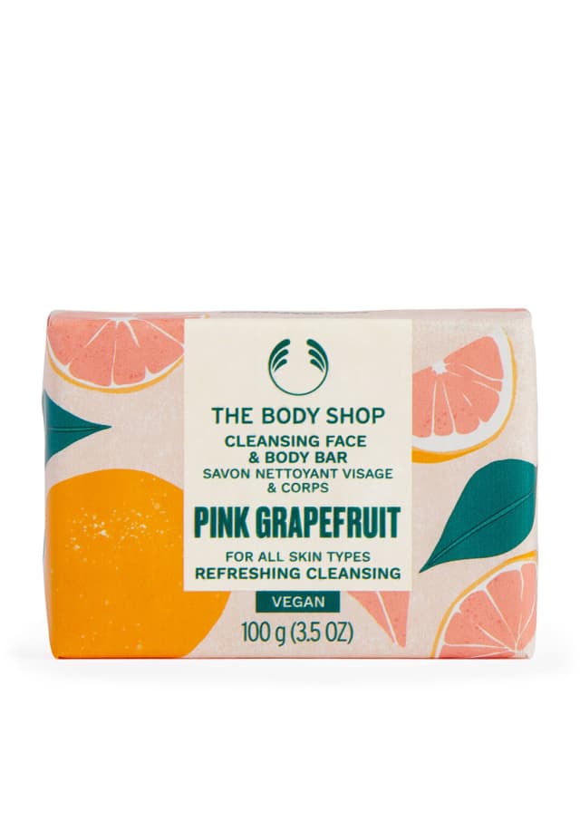 Pink Grapefruit Cleansing Face & Body Bar
