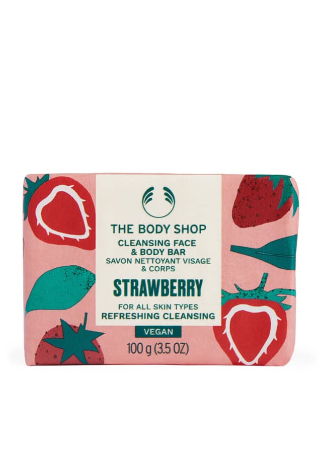 Strawberry Cleansing Face & Body Bar
