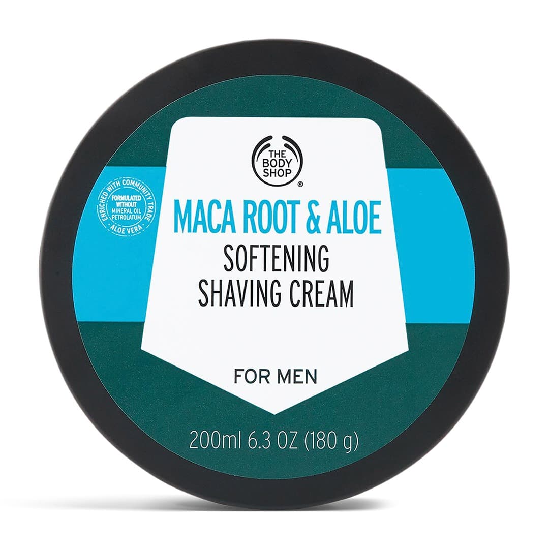 Maca Root & Aloe Softening Shaving Cream For Men 200 ml.