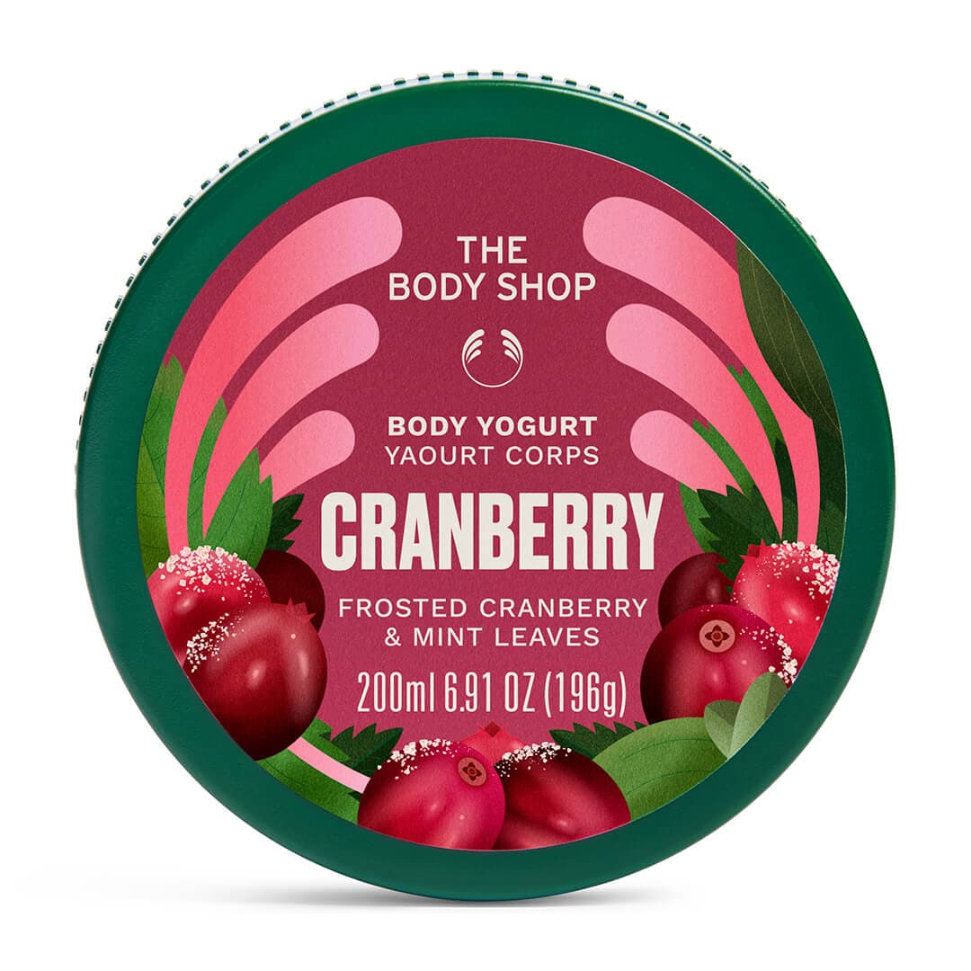 Frosted Cranberry & Mint Leaves Body Yogurt