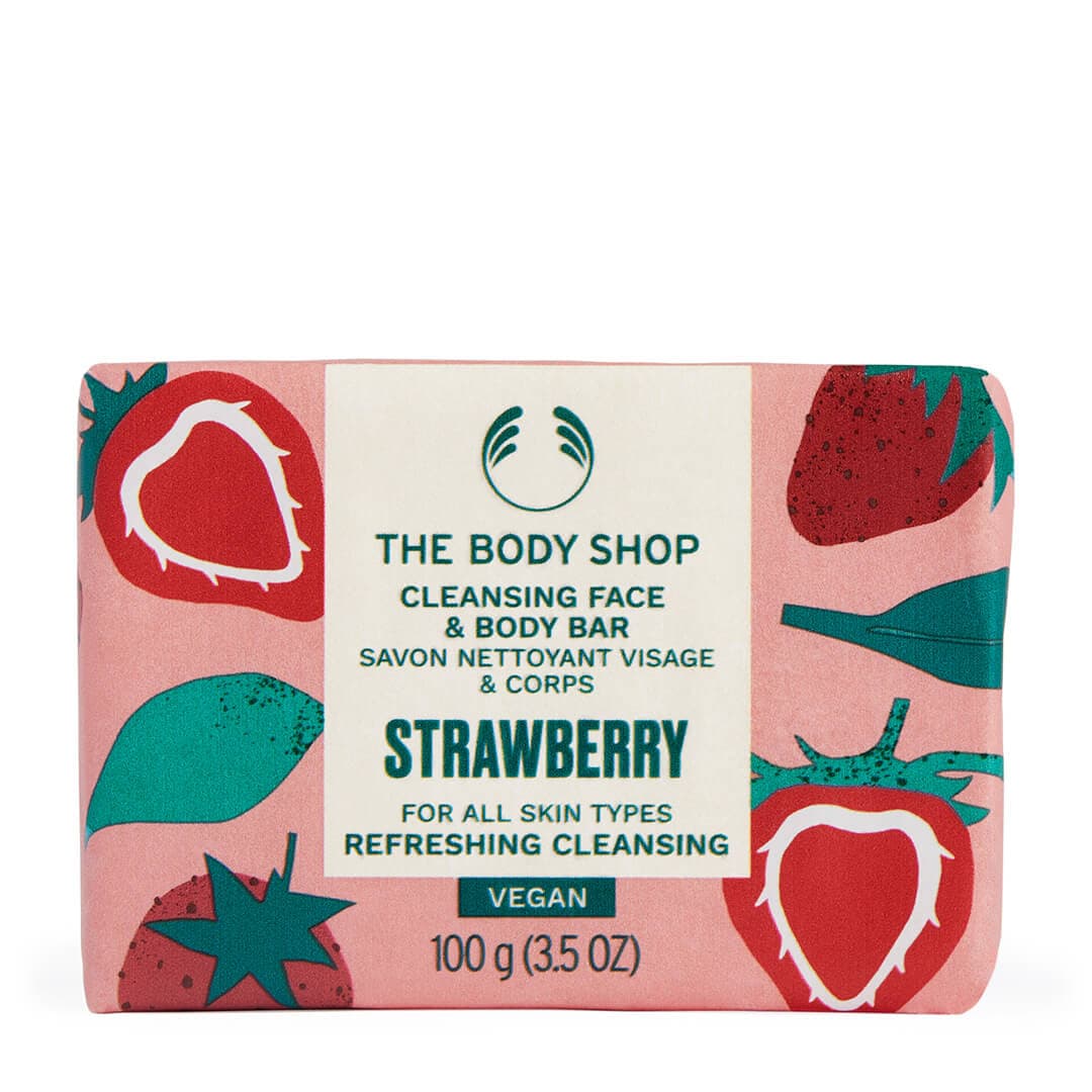 Strawberry Cleansing Face & Body Bar